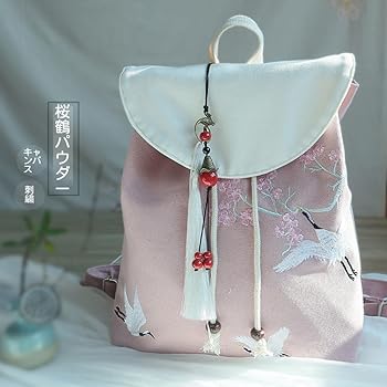 (手づくり)\"絵本の中の世界観\"デニムレザーリュックバックパック刺繍風景帆布 新色 crescent moon 本革手作りのクラシックリュックサック【白